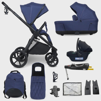 My Babiie MB450 Luxe 3-in-1 Travel System with Isofix – Indigo My Babiie
