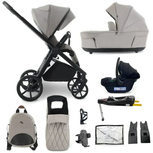 My Babiie MB450 Luxe 3-in-1 Travel System with Isofix – Mink My Babiie