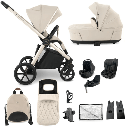 My Babiie MB450 Luxe 3-in-1 Travel System with Spin and Slide All Stages Bundle – Feather My Babiie