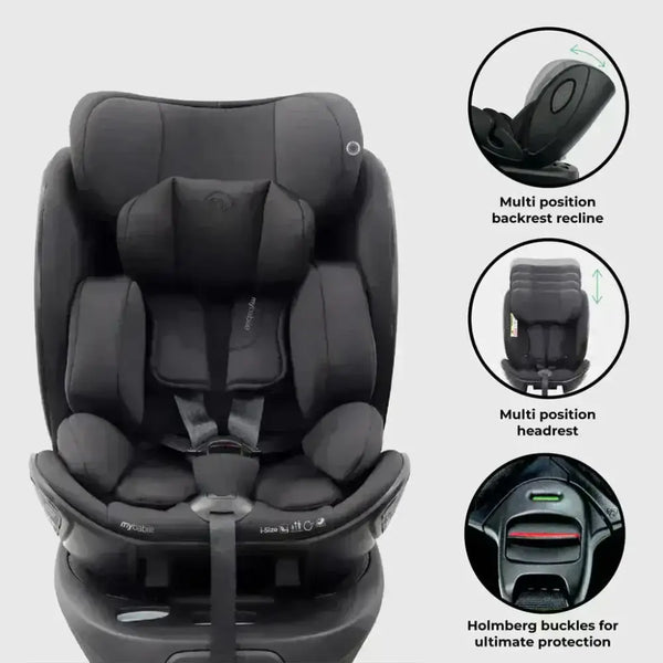 My Babiie MB450 Luxe 3-in-1 Travel System with Spin and Slide All Stages Bundle – Feather My Babiie