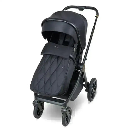 My Babiie MB450 Luxe 3-in-1 Travel System with Spin and Slide All Stages Bundle– Black My Babiie