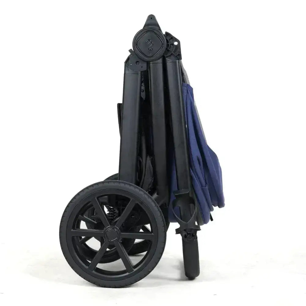 My Babiie MB450 Luxe 3-in-1 Travel System with Spin and Slide Car Seat and Isofix – Indigo My Babiie