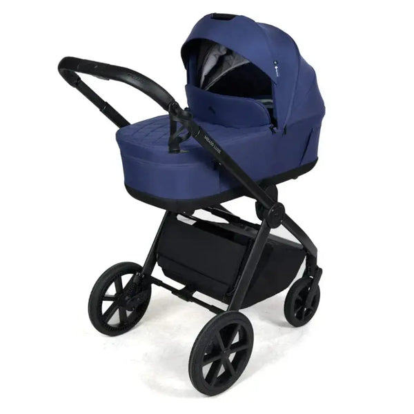 My Babiie MB450 Luxe 3-in-1 Travel System with Spin and Slide Car Seat and Isofix – Indigo My Babiie
