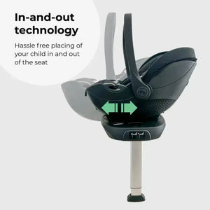 My Babiie MB450 Luxe 3-in-1 Travel System with Spin and Slide Car Seat and Isofix – Indigo My Babiie