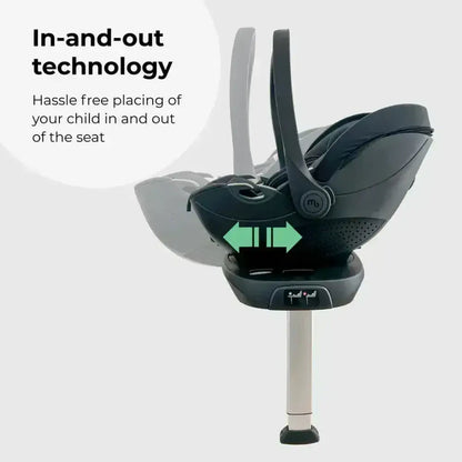 My Babiie MB450 Luxe 3-in-1 Travel System with Spin and Slide Car Seat and Isofix – Indigo My Babiie