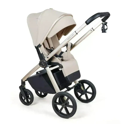 My Babiie MB450 Luxe 3-in-1 Travel System with Spin and Slide Car Seat and Isofix – Feather My Babiie