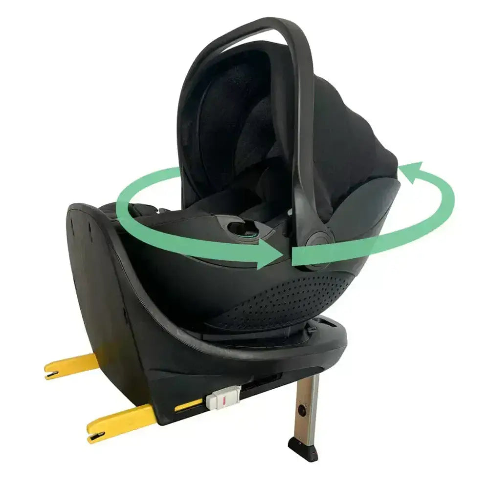 My Babiie MB450 Luxe 3-in-1 Travel System with Spin and Slide Car Seat and Isofix – Feather My Babiie