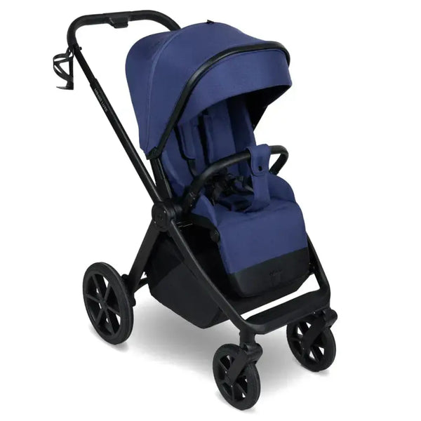 My Babiie MB450 Luxe 3-in-1 Travel System with Spin and Slide Car Seat and Isofix – Indigo My Babiie