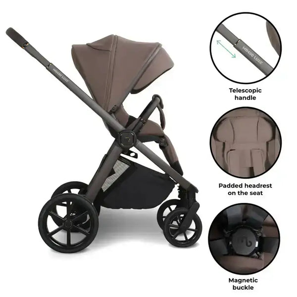 My Babiie MB450 LUXE 2-in-1 Pushchair & Carrycot - Cookie (Exclusive)