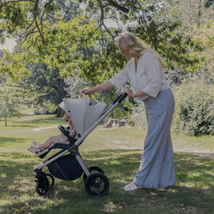 My Babiie MB450i 4-in-1 i-Size Travel System with Spin & Slide ISOFIX Base – Ivory