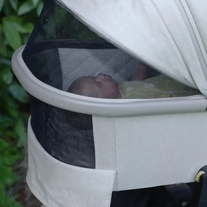 My Babiie Travel System 3 in 1 - MB450 i-Size With Isofix - Ivory My Babiie