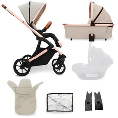 My Babiie MB500i 2-in-1 Travel System -Rose Gold Stone