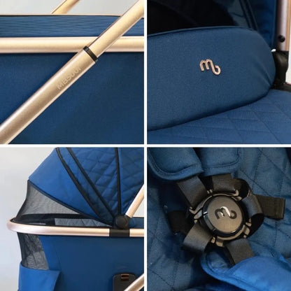 My Babiie MB500i 3-in-1 i-Size Travel System + Isoifx - Opal Blue General My Babiie