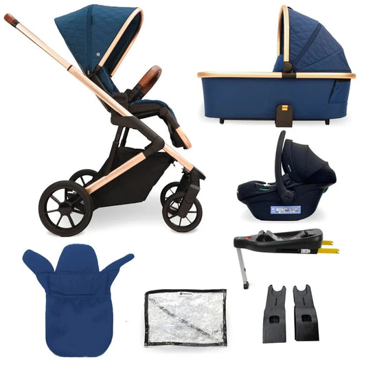 My Babiie MB500i 3-in-1 i-Size Travel System + Isoifx - Opal Blue General My Babiie