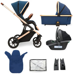 My Babiie MB500i 3-in-1 i-Size Travel System -Opal Blue
