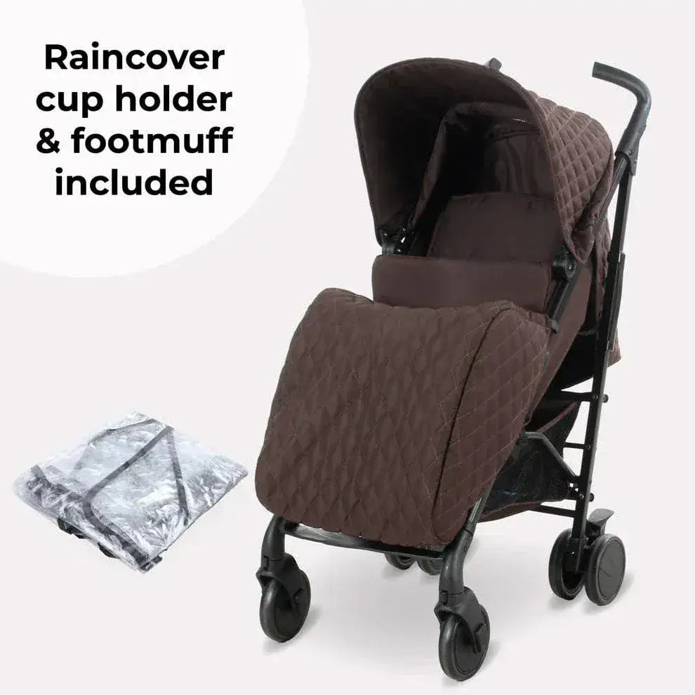 My Babiie MB51 Plus Stroller with Raincover - Chocolate General My Babiie