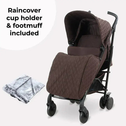 My Babiie MB51 Plus Stroller with Raincover - Chocolate General My Babiie