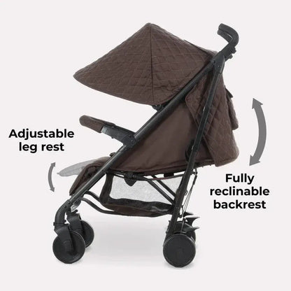 My Babiie MB51 Plus Stroller with Raincover - Chocolate General My Babiie