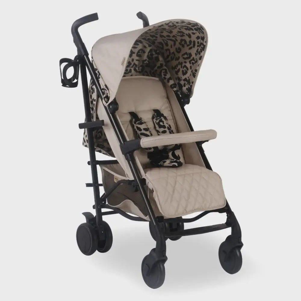 My Babiie MB51 Plus Stroller with Raincover - Fawn Leopard General My Babiie