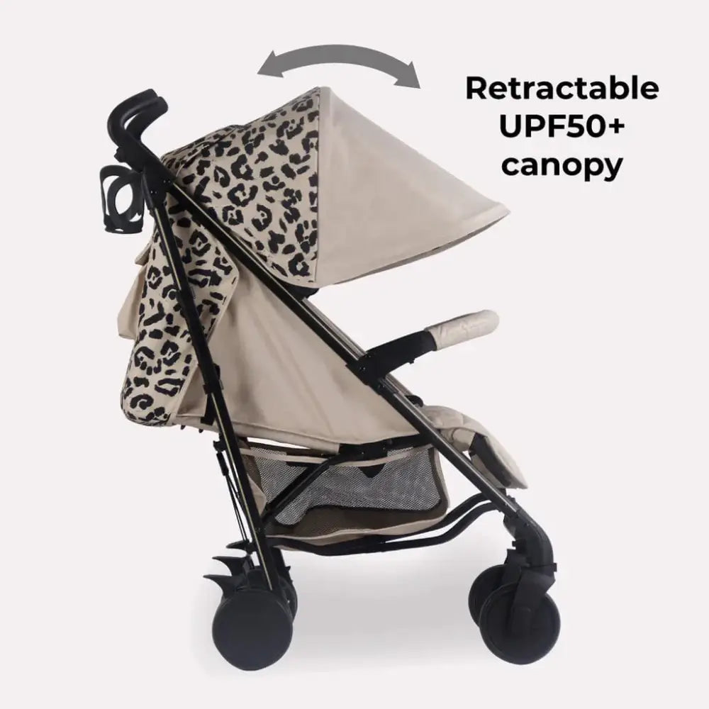 My Babiie MB51 Plus Stroller with Raincover - Fawn Leopard General My Babiie