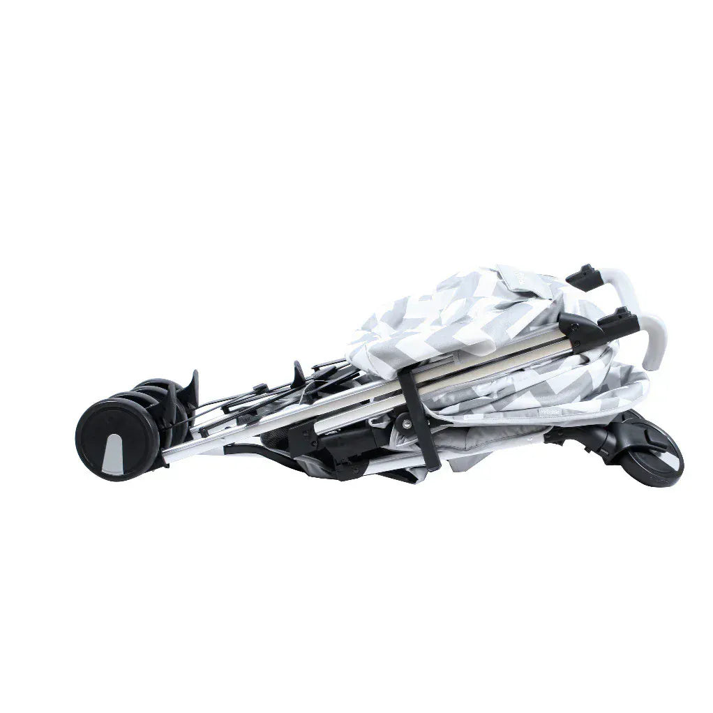 My Babiie MB51 Plus Stroller with Raincover - Grey Chevron General My Babiie