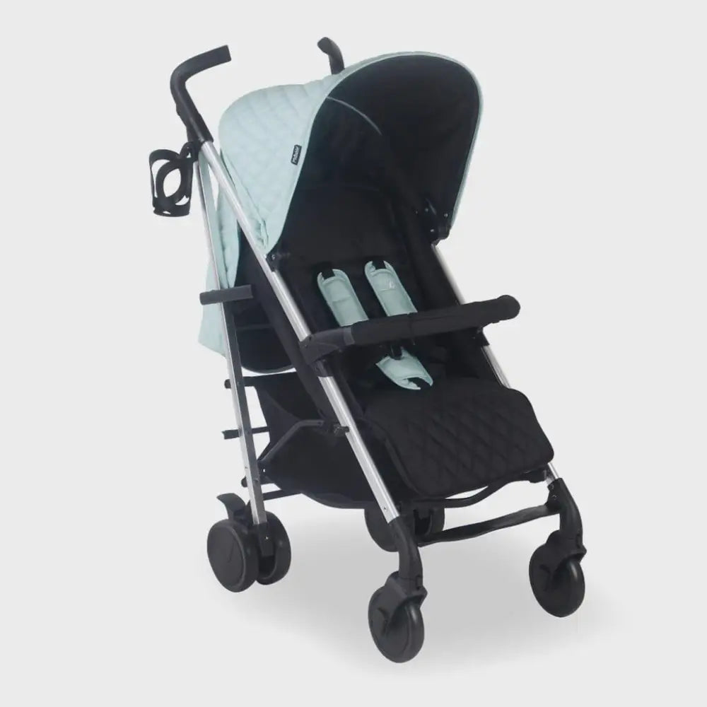 My Babiie MB51 Plus Stroller with Raincover - Quilted Aqua General My Babiie