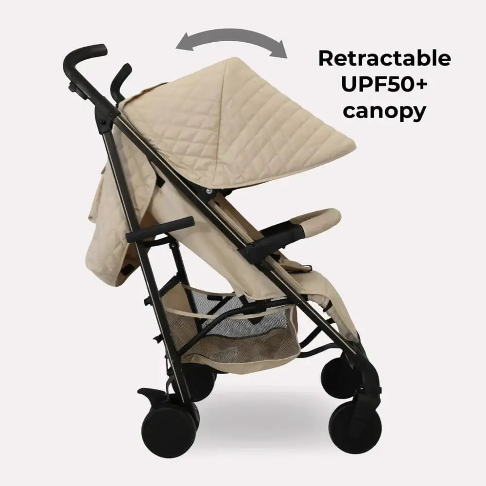 My Babiie MB51 Plus Stroller with Raincover - Quilted Sand General My Babiie