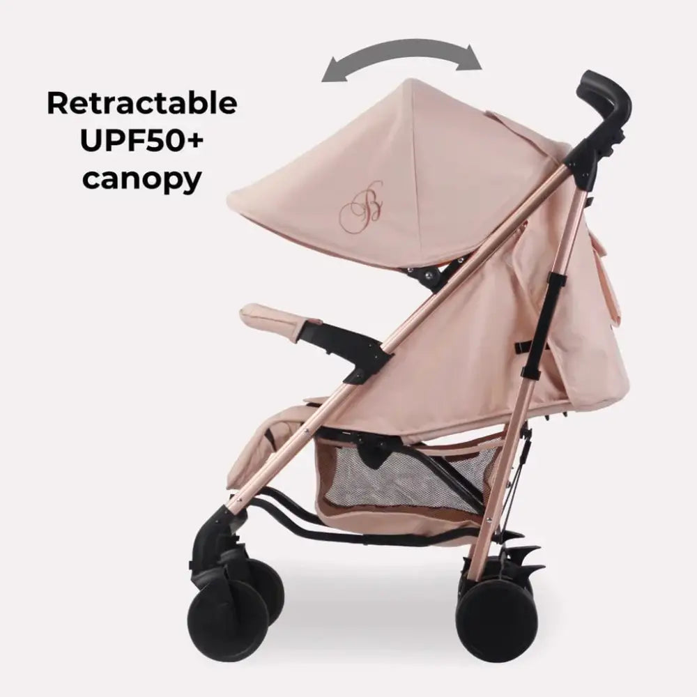 My Babiie MB51 Plus Stroller with Raincover - Rose Gold Blush General My Babiie