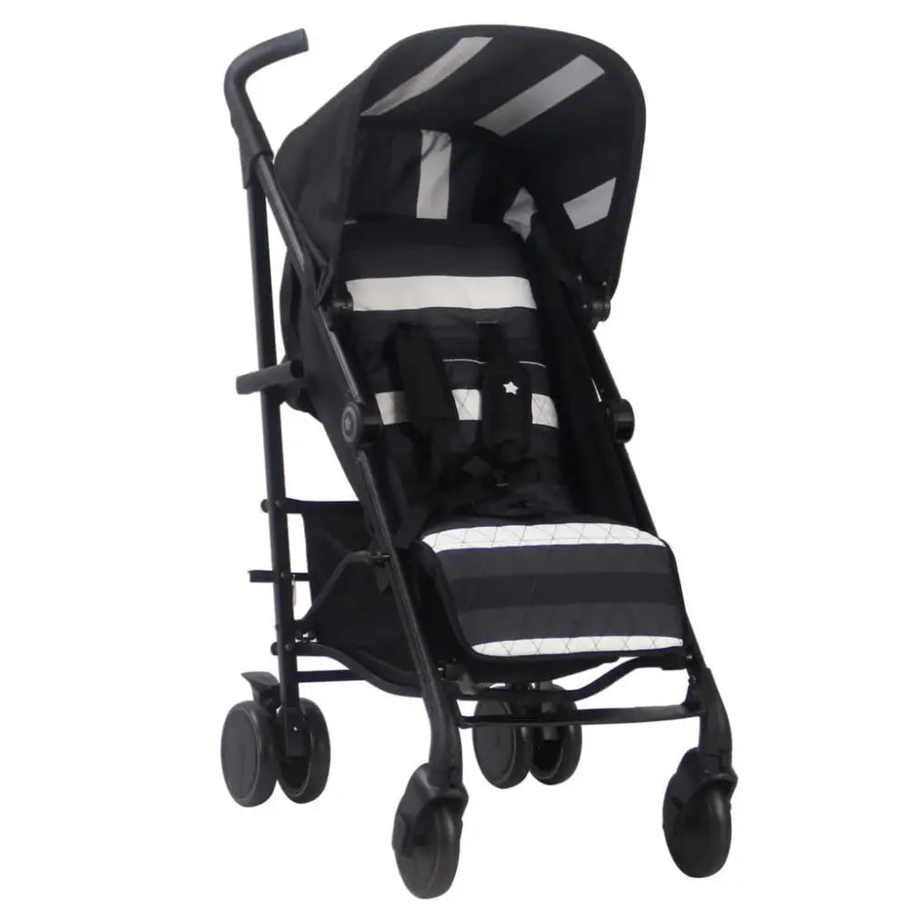 My Babiie MB51 Stroller - Charcoal Stripes - Clearance General My Babiie