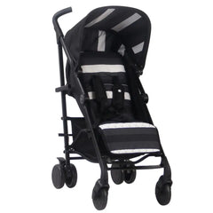My Babiie MB51 Stroller - Charcoal Stripes - Clearance