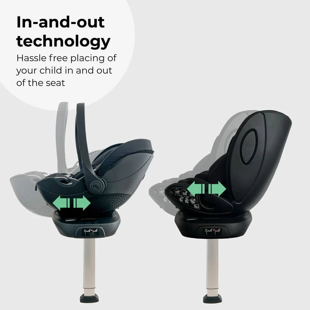 My Babiie MB450 Luxe 3-in-1 Travel System with Spin and Slide All Stages Bundle – Mink My Babiie