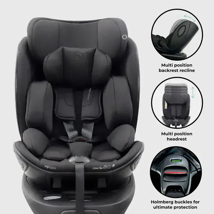 My Babiie MBCS05 Modular Toddler Car Seat - Black My Babiie