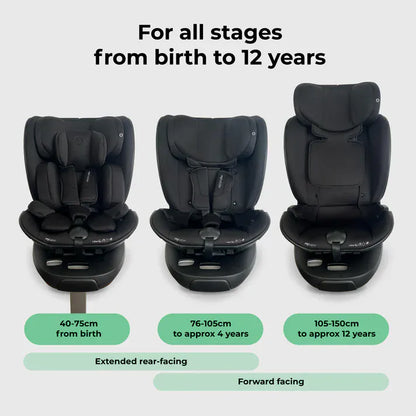 My Babiie MBCS05 Modular Toddler Car Seat - Black My Babiie