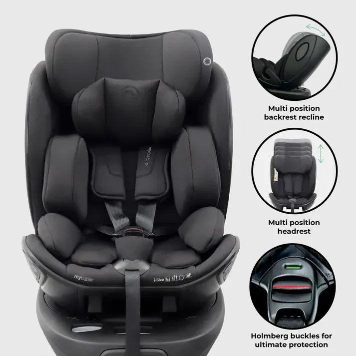 My Babiie MBCS05 Modular Toddler Car Seat - Black My Babiie
