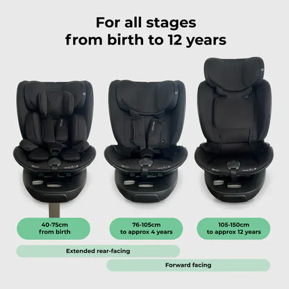 My Babiie MBCS05 Modular Toddler Car Seat - Black My Babiie