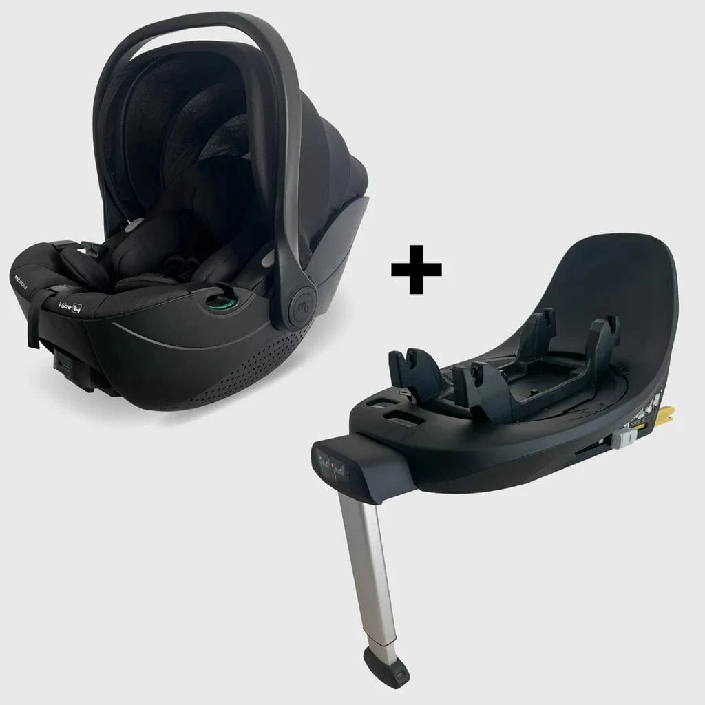 My Babiie Travel System 3 in 1 - MB450 i-Size 360 Spin Car Seat With Isofix- Steel Blue My Babiie
