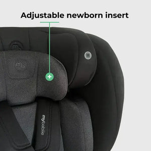 My Babiie MBCS100 2-in-1 Convertible R129 Car Seat - Black My Babiie