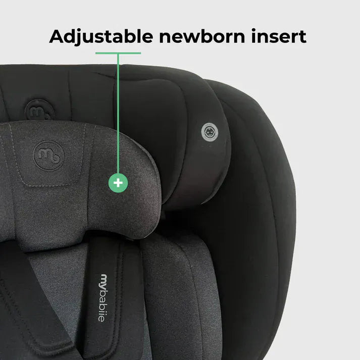 My Babiie MBCS100 2-in-1 Convertible R129 Car Seat - Black My Babiie