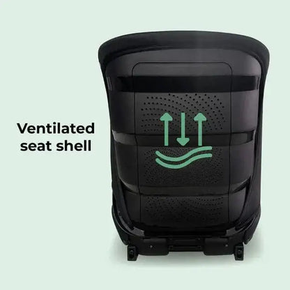 My Babiie MBCS23 i-Size (100-150cm) High Back Booster Car Seat - Black My Babiie