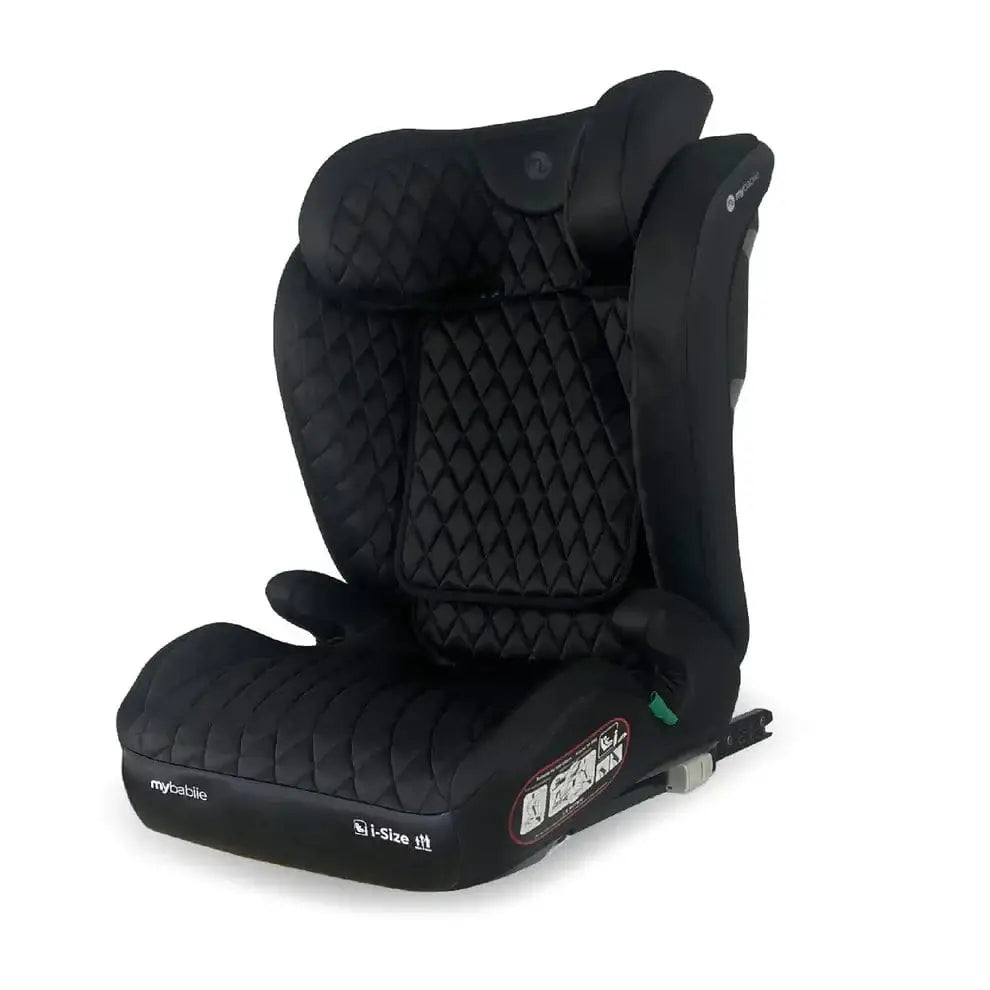 My Babiie MBCS23 i-Size (100-150cm) High Back Booster Car Seat - Black My Babiie