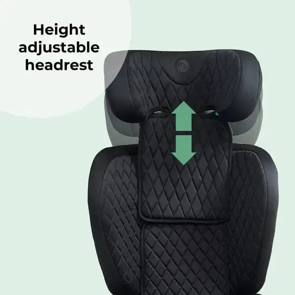 My Babiie MBCS23 i-Size (100-150cm) High Back Booster Car Seat - Black My Babiie