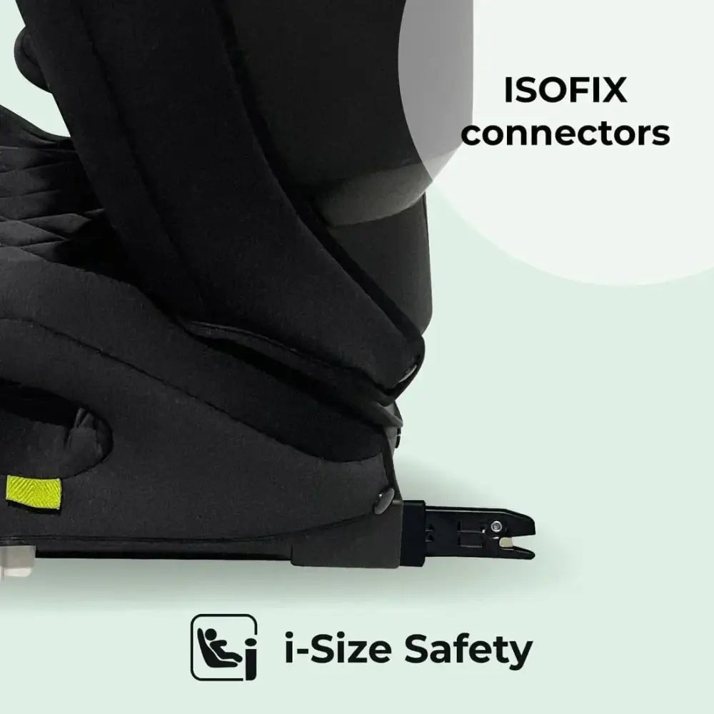 My Babiie MBCS23 i-Size (100-150cm) High Back Booster Car Seat - Black My Babiie