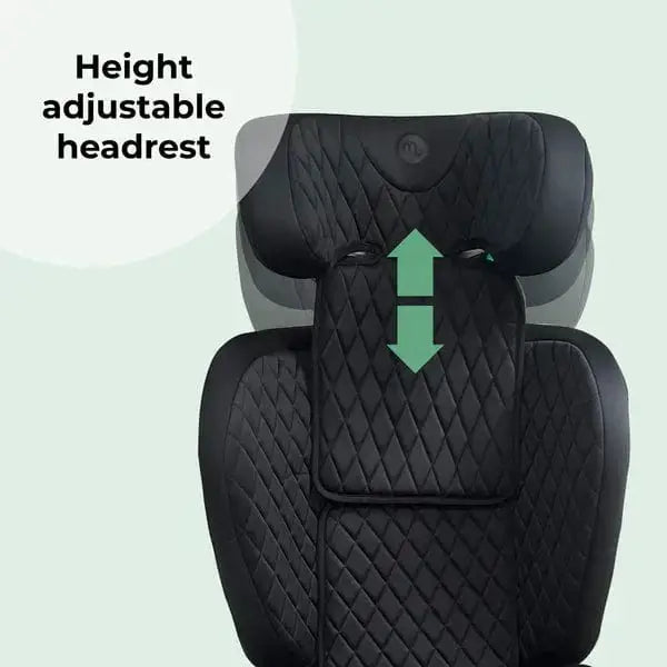 My Babiie MBCS23 Lite i-Size (100-150cm) High Back Booster Car Seat - Black My Babiie