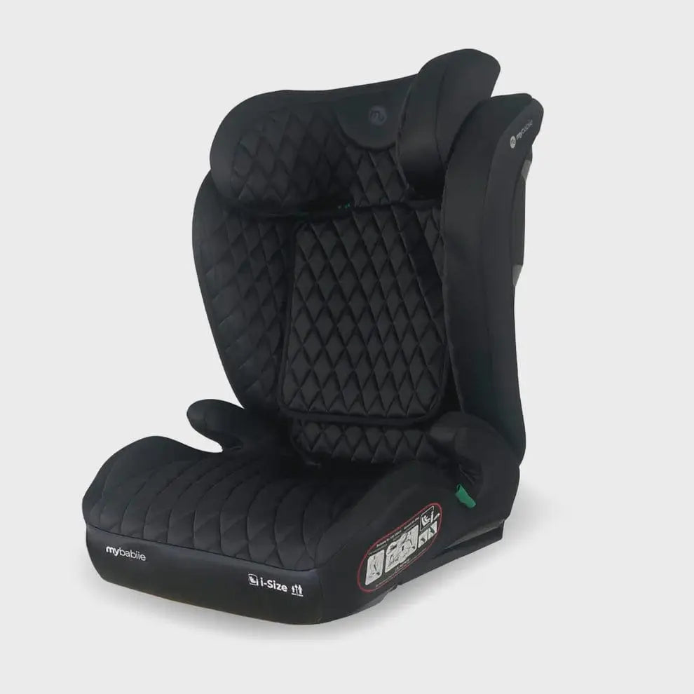 My Babiie MBCS23 Lite i-Size (100-150cm) High Back Booster Car Seat - Black My Babiie