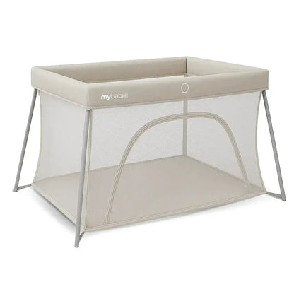 My Babiie MBTC2 Air-Light 2-in-1 Travel Cot with Bassinet – Ivory My Babiie
