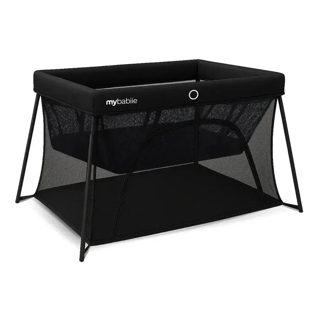My Babiie MBTC3 Air-Light 3-in-1 Travel Cot with Bassinet – Black My Babiie