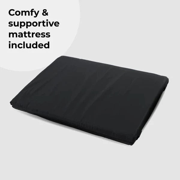 My Babiie MBTC2 Air-Light 2-in-1 Travel Cot with Bassinet – Black My Babiie