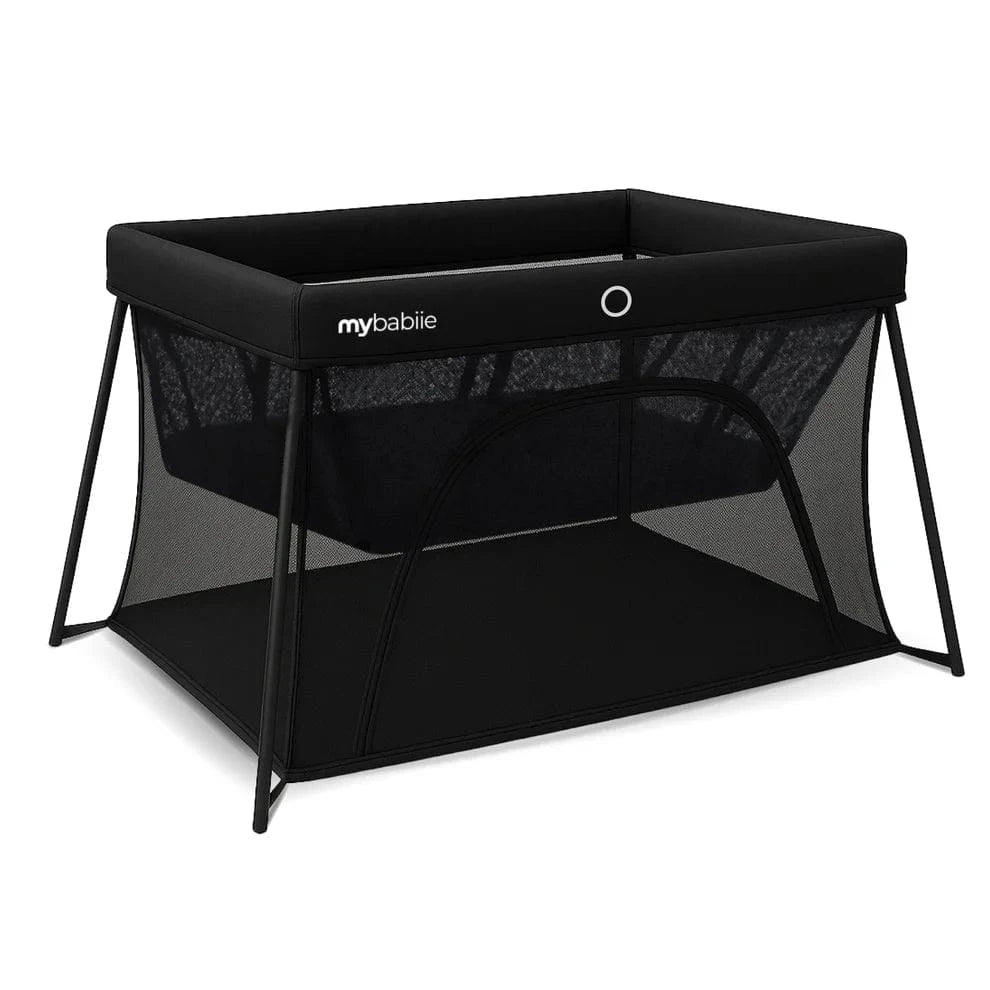 My Babiie MBTC3 Air-Light 3-in-1 Travel Cot with Bassinet – Black My Babiie