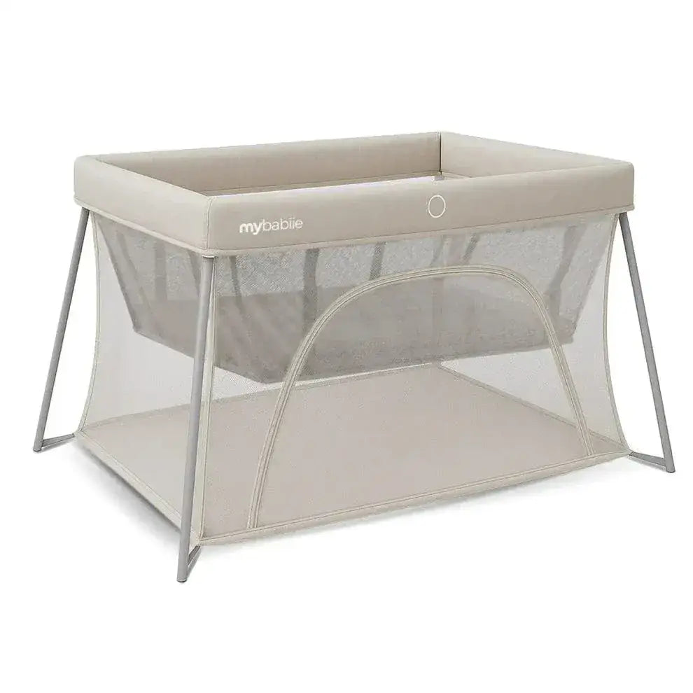 My Babiie MBTC3 Air-Light 3-in-1 Travel Cot with Bassinet – Ivory My Babiie