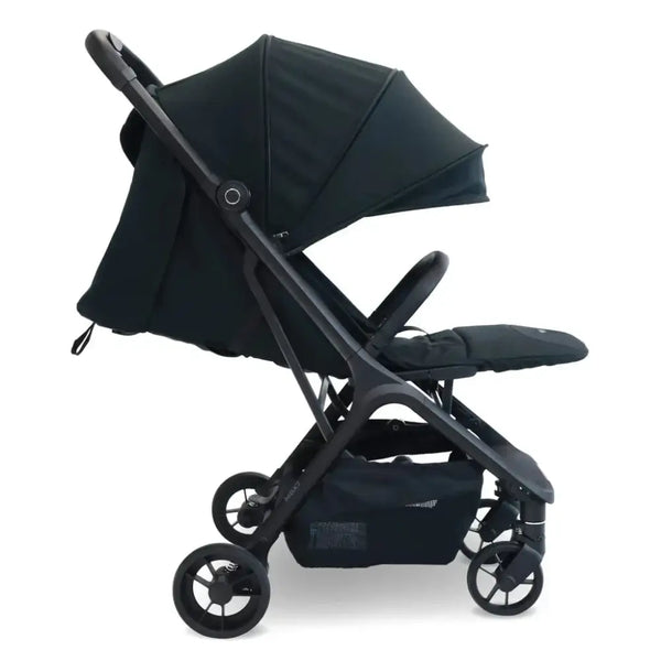 My Babiie MBx7 Plus Auto Fold Stroller - Black  My Babiie   